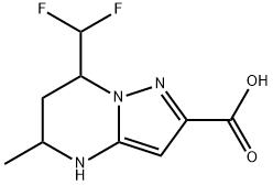 7-(difluoromethyl)-5-methyl-4,5,6,7-tetrahydropyrazolo[1,5-a]pyrimidine-2-carboxylic acid|MFCD04967190