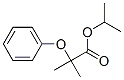 2-メチル-2-フェノキシプロピオン酸1-メチルエチル 化学構造式