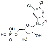 5,6-dichloro-1-ribofuranosylbenzimidazole 5'-monophosphate Structure