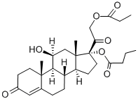 丙丁酸氢化可的松,72590-77-3,结构式