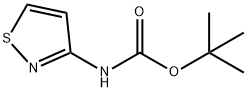 tert-butyl isothiazol-3-ylcarbaMate 化学構造式