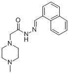 72606-48-5 1-Piperazineacetic acid, 4-methyl-, 2-(1-naphthylmethylene)hydrazide