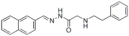 N-(naphthalen-2-ylmethylideneamino)-2-(phenethylamino)acetamide|