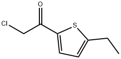 Ethanone, 2-chloro-1-(5-ethyl-2-thienyl)- (9CI) Struktur