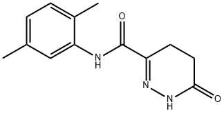 3-Pyridazinecarboxamide,N-(2,5-dimethylphenyl)-1,4,5,6-tetrahydro-6-oxo- Structure