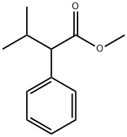 2-フェニル-3-メチルブタン酸メチル 化学構造式