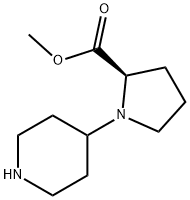 哌啶-4-基-D-脯氨酸甲酯 结构式