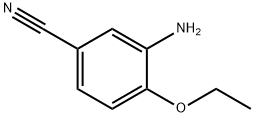 Benzonitrile,  3-amino-4-ethoxy- Structure