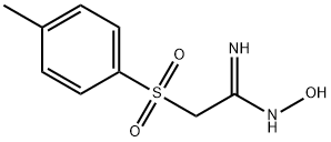 N'-羟基-2-(4-甲基苯基)磺酰基-乙脒 结构式