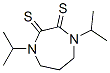 1,4-Diazepine-2,3-dithione, 1,4-diisopropyl-perhydro- 化学構造式