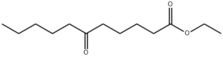 6-オキソウンデカン酸エチル 化学構造式
