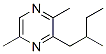 Pyrazine, 2,5-dimethyl-3-(2-methylbutyl)- (9CI) Struktur