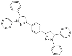 3,3'-(1,4-Phenylene)bis(1,5-diphenyl-4,5-dihydro-1H-pyrazole),7267-75-6,结构式