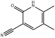 5,6-DIMETHYL-2-OXO-1,2-DIHYDRO-PYRIDINE-3-CARBONITRILE Struktur