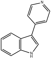 3-(4-Pyridyl)indole Struktur