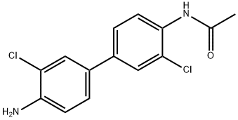 3,3-dichloro-N-acetylbenzidine Structure