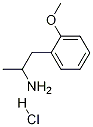 BenzeneethanaMine, 2-Methoxy-a-Methyl-, hydrochloride 化学構造式