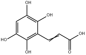 2-Propenoic acid, 3-(2,3,5,6-tetrahydroxyphenyl)- (9CI) 结构式