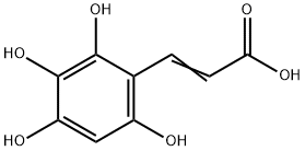 2-Propenoic acid, 3-(2,3,4,6-tetrahydroxyphenyl)- (9CI) Structure