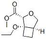 3-Oxabicyclo[3.2.0]heptane-2-carboxylicacid,1-ethoxy-,methylester,(1S,2R,5R)-(9CI) 结构式