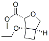 3-Oxabicyclo[3.2.0]heptane-2-carboxylicacid,1-ethoxy-,methylester,(1S,2R,5R)-(9CI) Structure