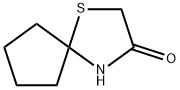 1-THIA-4-氮杂螺[4.4]壬烷-3-酮 结构式