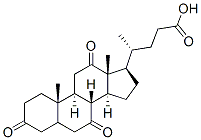 dehydrocholic acid, 7276-59-7, 结构式