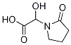 a-hydroxy-2-oxo-1-Pyrrolidineacetic acid Structure