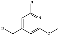 2-Chloro-4-(chloromethyl)-6-methoxypyridine Structure