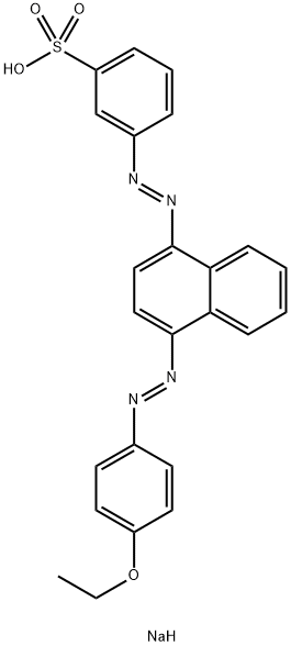 sodium 3-[[4-[(4-ethoxyphenyl)azo]-1-naphthyl]azo]benzenesulphonate|