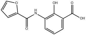 Benzoic acid, 3-[(2-furanylcarbonyl)amino]-2-hydroxy- (9CI) Structure