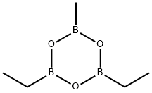 Boroxin,  diethylmethyl-  (9CI) 结构式