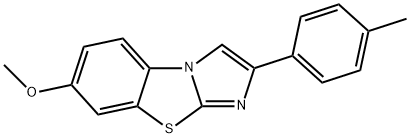 7-METHOXY-2-(4-METHYLPHENYL)IMIDAZO[2,1-B]BENZOTHIAZOLE Structure