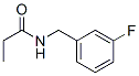 Propanamide,  N-[(3-fluorophenyl)methyl]- Structure