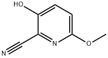 2-Pyridinecarbonitrile, 3-hydroxy-6-methoxy- (9CI) 结构式