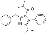 1-(2-BENZYL-5-ISOPROPYL-4-PHENYL-1H-PYRROL-3-YL)-2-METHYL-PROPAN-1-ONE,727739-92-6,结构式