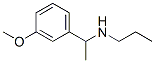 Benzenemethanamine, 3-methoxy-alpha-methyl-N-propyl- (9CI) Struktur