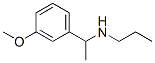 Benzenemethanamine, 3-methoxy-alpha-methyl-N-propyl- (9CI) Structure