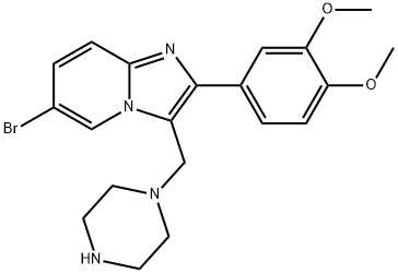 727977-40-4 2-(3-METHOXY-PHENYL)-3-PIPERAZIN-1-YLMETHYL-IMIDAZO[1,2-A]PYRIDINE