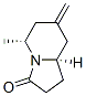 3(2H)-Indolizinone,hexahydro-5-methyl-7-methylene-,(5R,8aR)-(9CI) Struktur