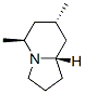 Indolizine, octahydro-5,7-dimethyl-, (5S,7S,8aS)- (9CI) 结构式