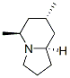Indolizine, octahydro-5,7-dimethyl-, (5S,7S,8aR)- (9CI) 结构式