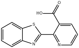 2-(1,3-BENZOTHIAZOL-2-YL)NICOTINIC ACID 化学構造式