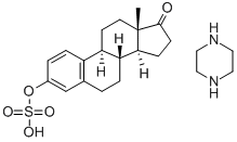 Estra-1,3,5(10)-trien-17-on-3-sulfat, Verbindung mit Piperazin (1:1)