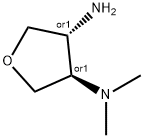 REL-(3R,4R)-N3,N3-二甲基四氢呋喃-3,4-二胺 结构式