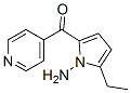 Methanone, (1-amino-5-ethyl-1H-pyrrol-2-yl)-4-pyridinyl- (9CI) Structure