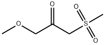 1-METHOXY-3-(METHYLSULFONYL)-2-PROPANONE Struktur