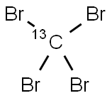 CARBON-13C TETRABROMIDE 化学構造式