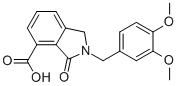 2-(3,4-DIMETHOXYBENZYL)-3-OXOISOINDOLINE-4-CARBOXYLIC ACID Structure