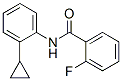 Benzamide, N-(2-cyclopropylphenyl)-2-fluoro- (9CI) 化学構造式